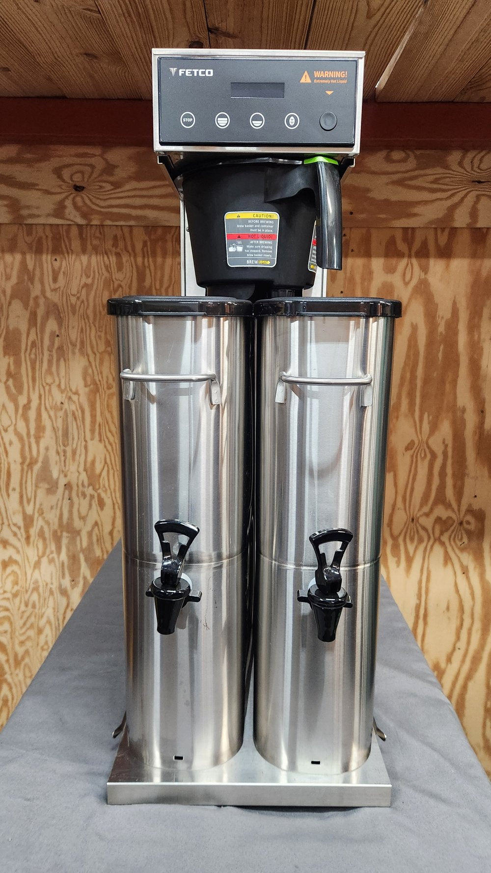 Fetco TBS-1222 Plus Series Twin Station Tea Brewer (Used)