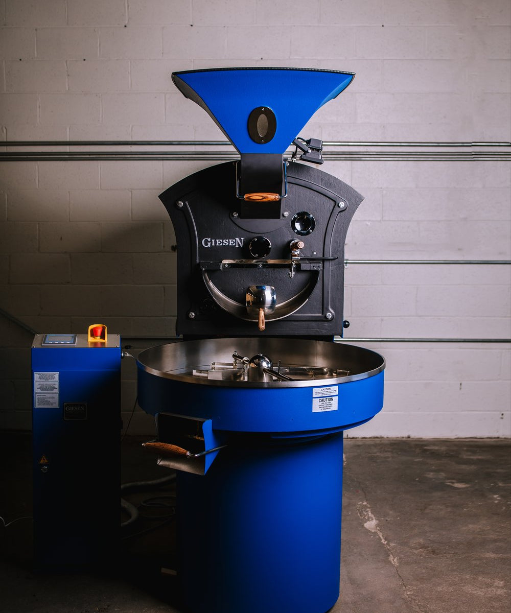Giesen 15kg Coffee Roaster – Blue, Front