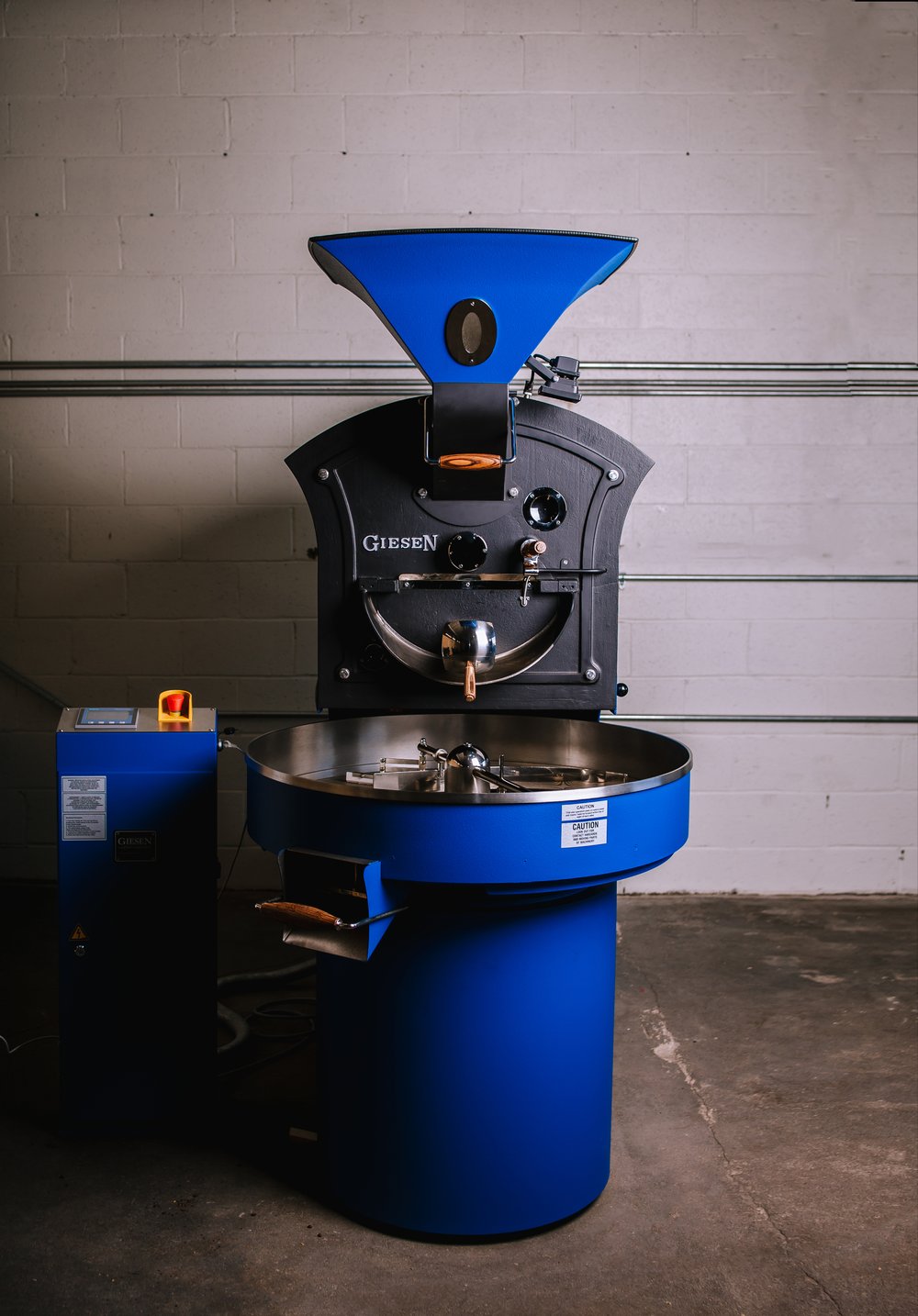 Giesen 15kg Coffee Roaster – Blue, Front