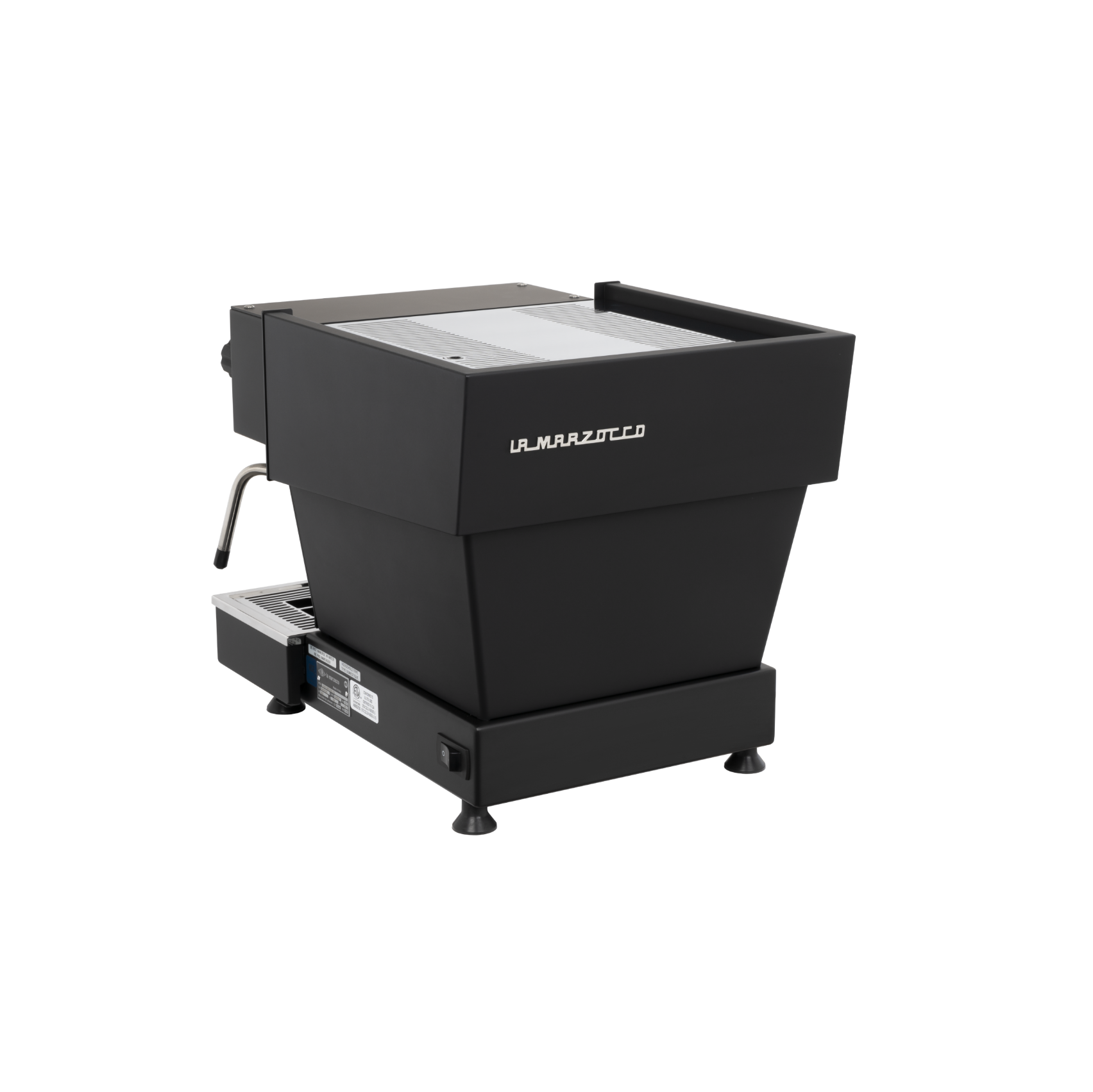 La Marzocco Linea Mini Espresso Machine, Black, Back Angle