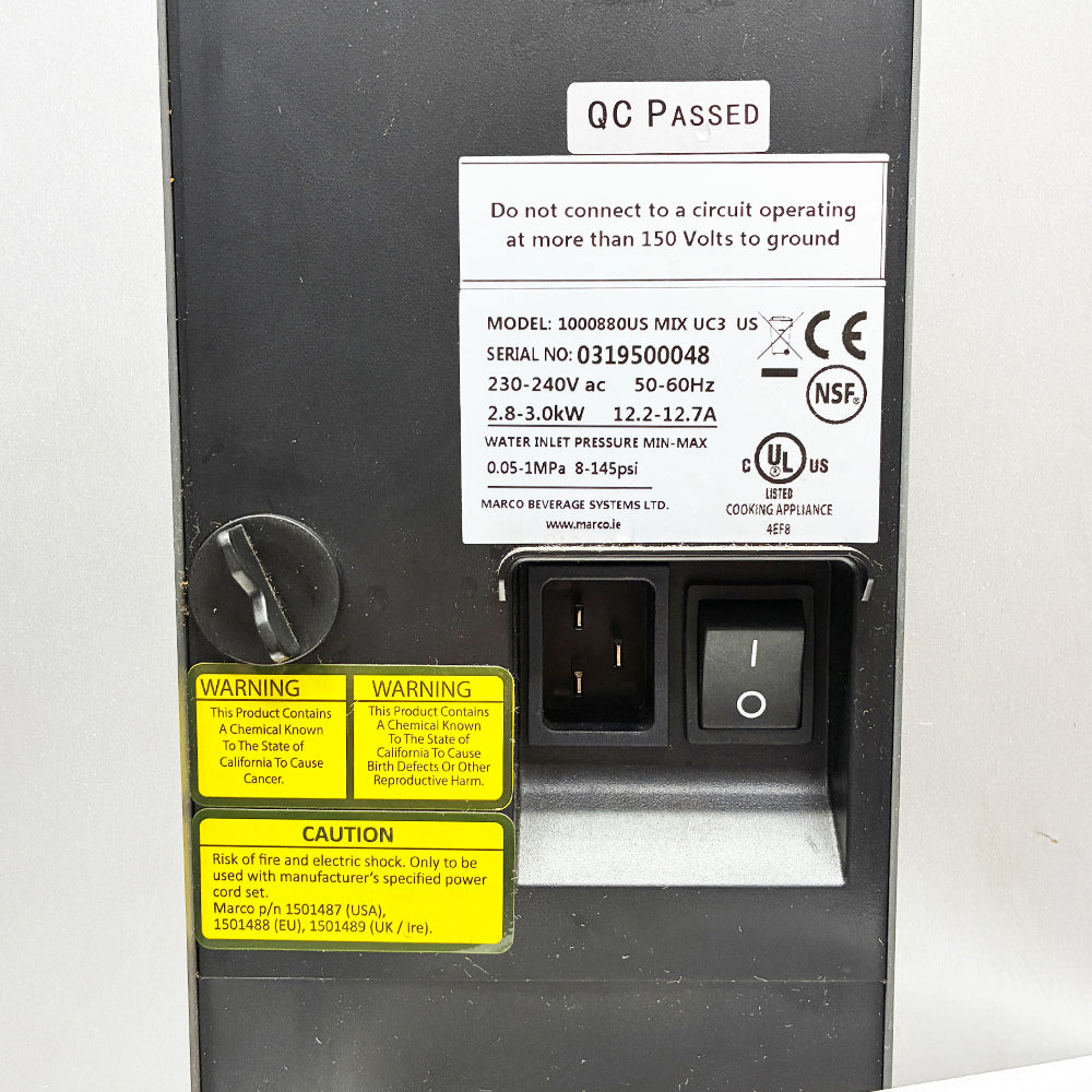 Marco Mix UC3 Under-Counter Hot Water Boiler (Used)