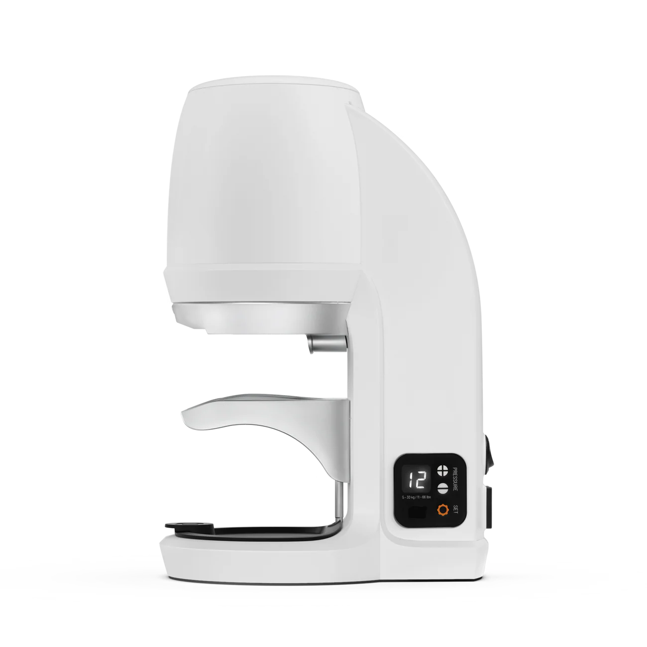 PUQpress Q Automatic Tamper 58.3mm, White, Side