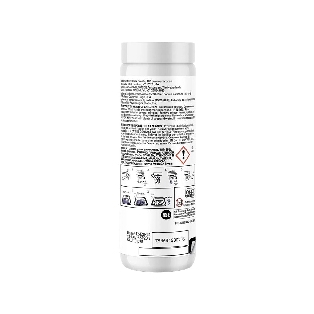 Urnex Cafiza Espresso Machine Cleaner, Back